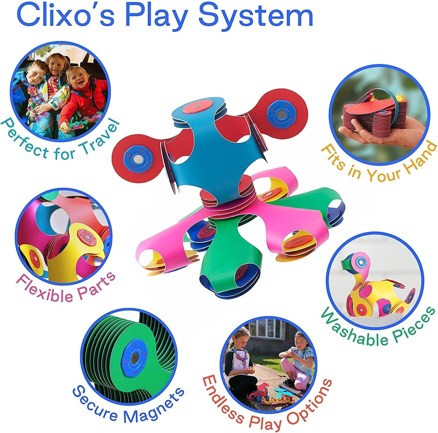 Clixo Magnetic Play: Tiny & Mighty