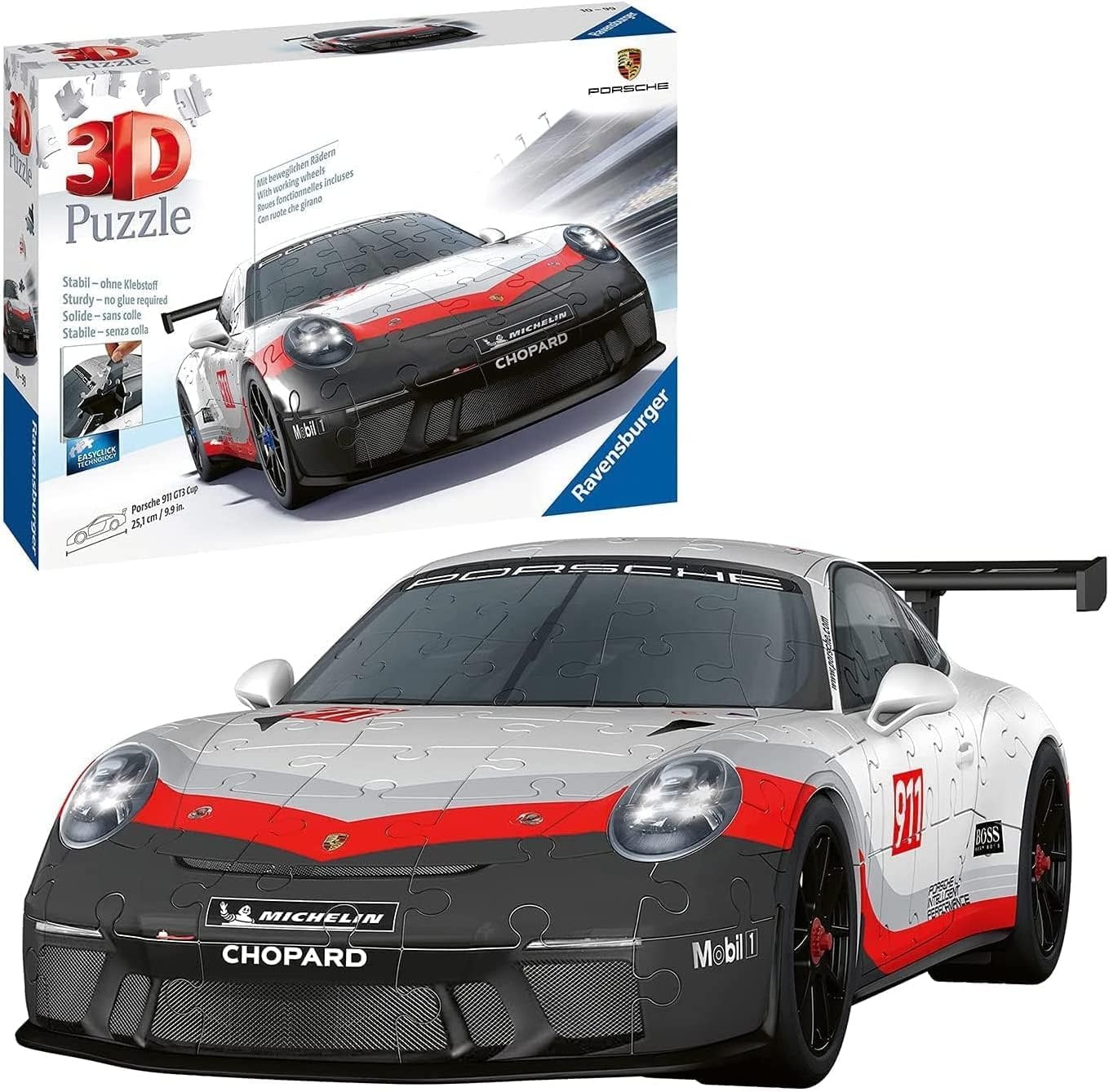 Ravensburger Ravensburger Puzzle 3D Porsche 911 GT3 Cup