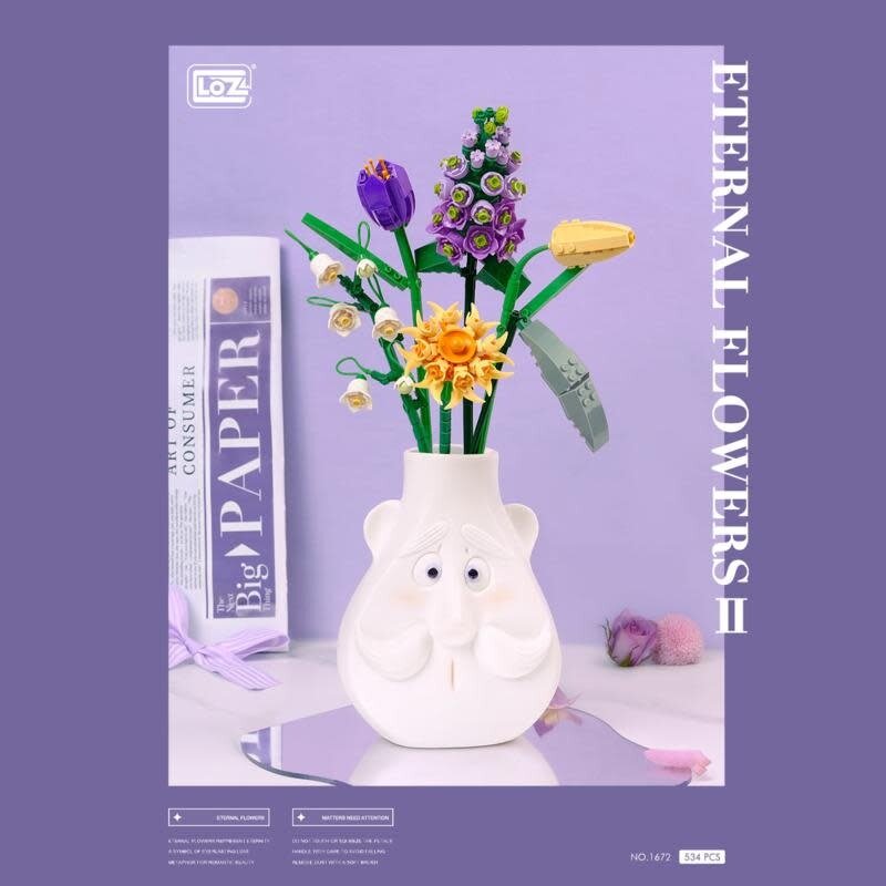 LOZ Blocks Flowers: Violet Bouquet