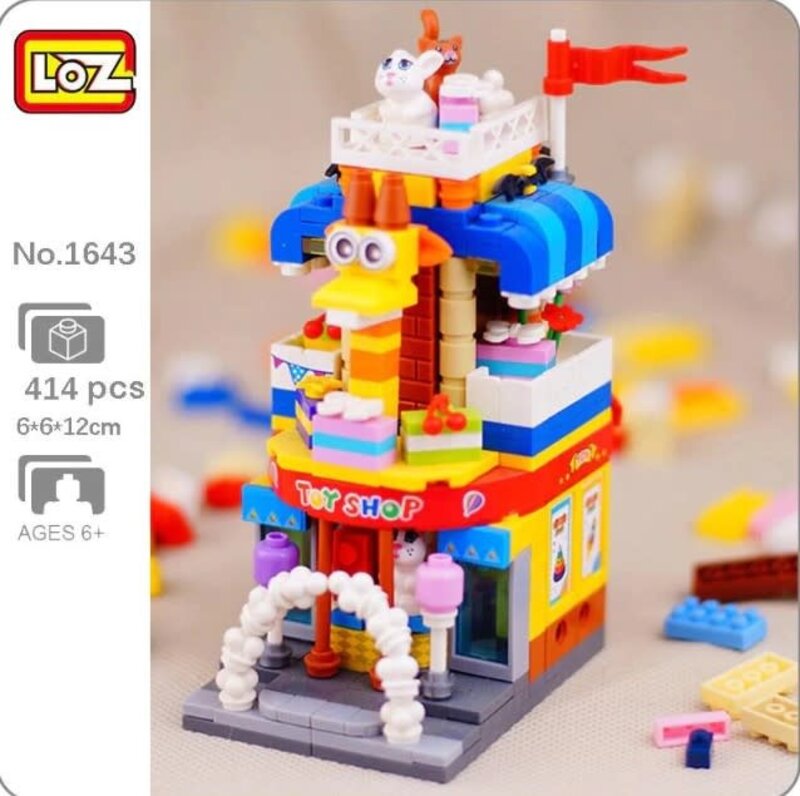 LOZ Blocks Street Mini: Toy Shop