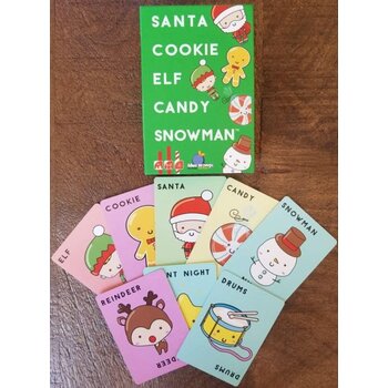 Blue Orange Santa Cookie Elf Candy Snowman Game