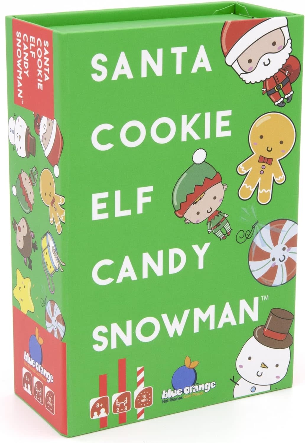 Blue Orange Santa Cookie Elf Candy Snowman Game