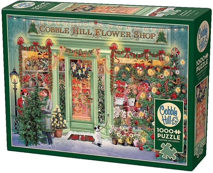 Cobble Hill Puzzles Cobble Hill Puzzle 1000pc Christmas Flower Shop