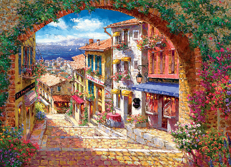 Cobble Hill Puzzles Cobble Hill Puzzle 500pc Archway to Cagne