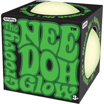 Nee Doh Glow The Groovy Glob