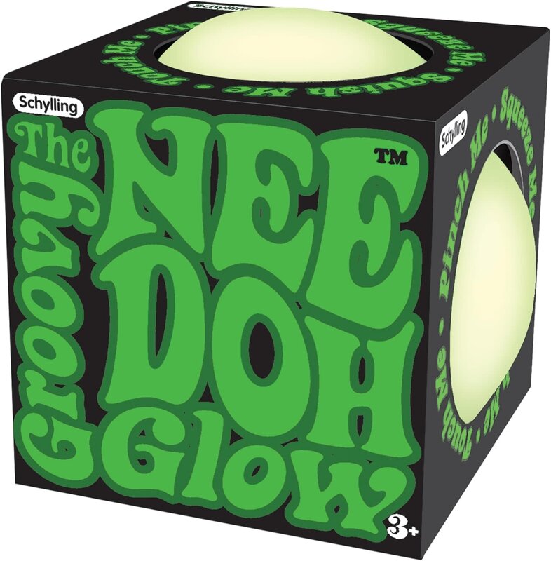 Nee Doh Glow The Groovy Glob