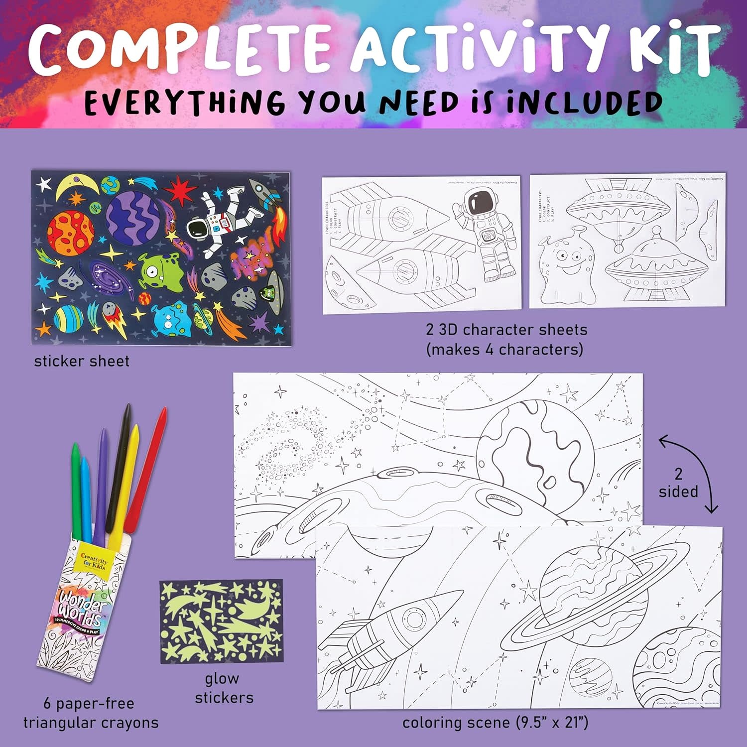 Creativity for Kids Creativity for Kids Wonder Worlds Space Exploration