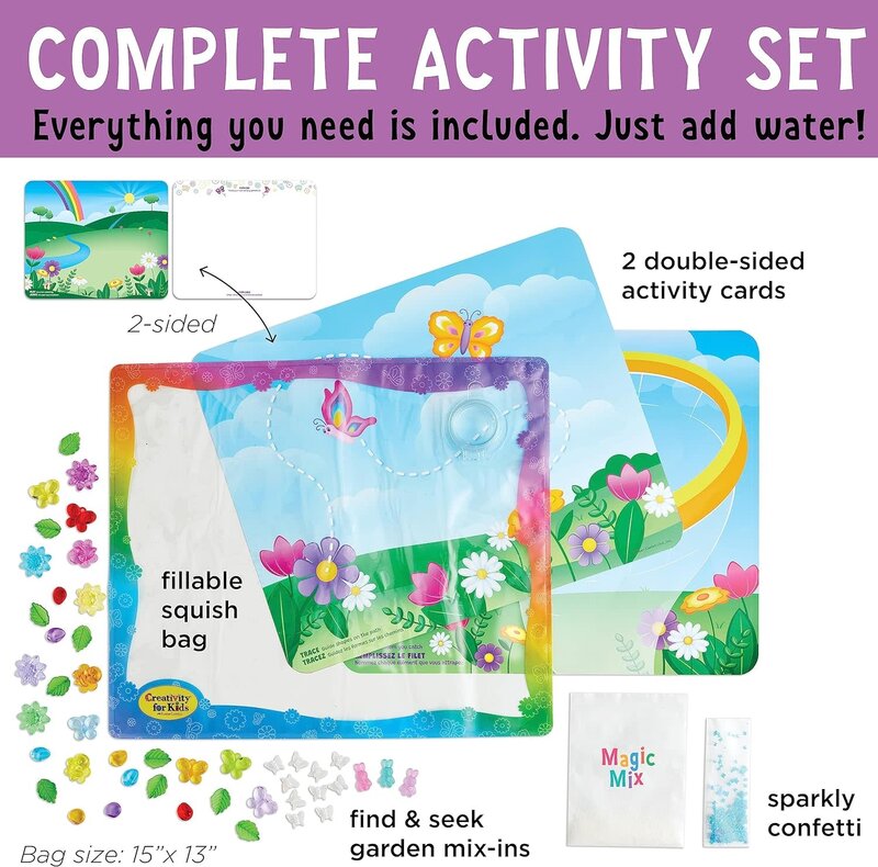 Creativity for Kids Creativity for Kids Sensory Squish Bag Butterfly Garden