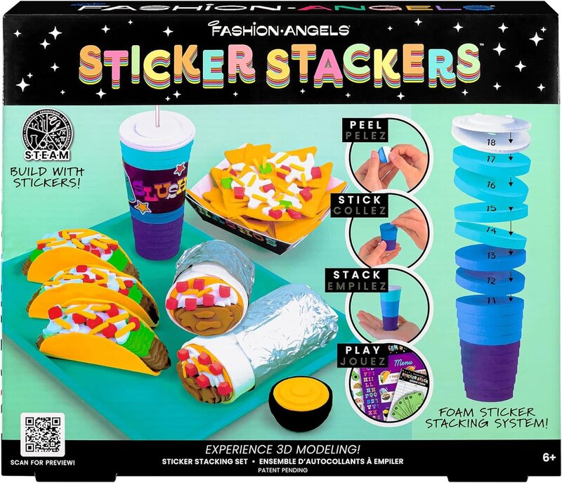 Fashion Angels Sticker Stackers Tacos Plus