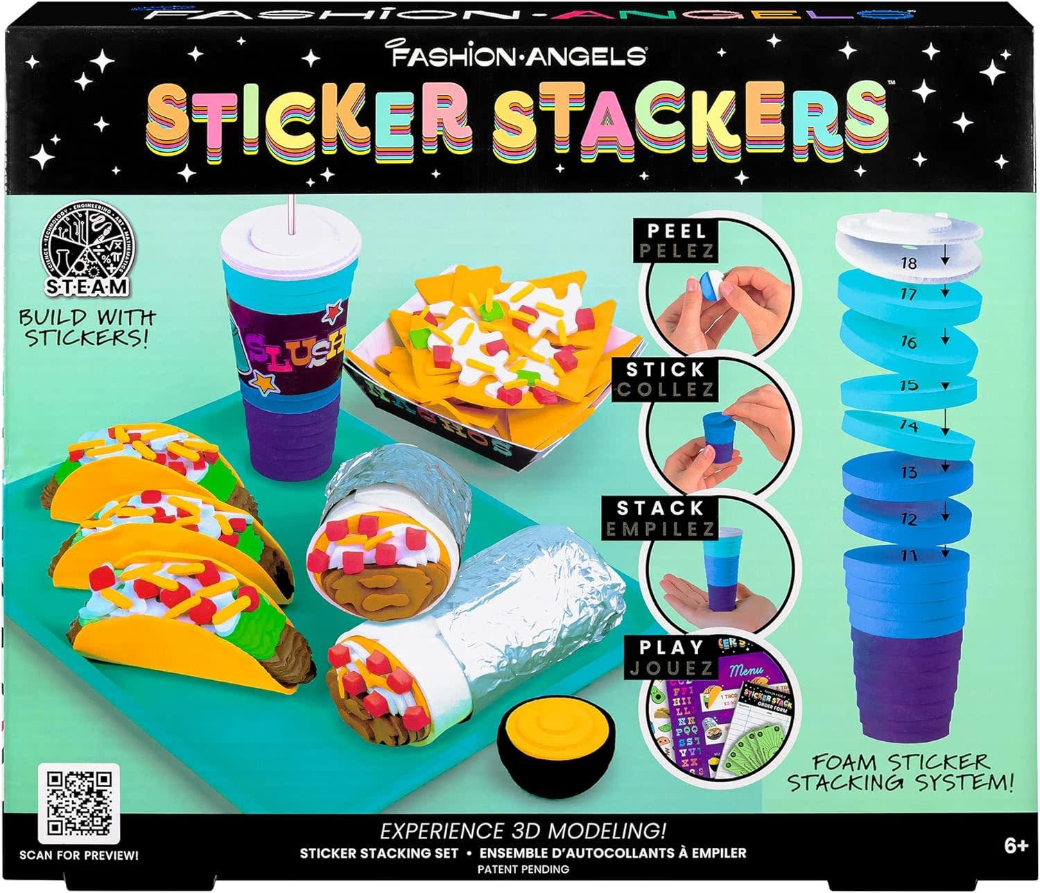 Fashion Angels Sticker Stackers Tacos Plus