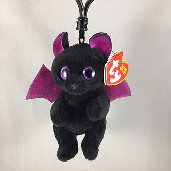 Ty Ty Beanie Boo Clip Halloween Alfred Bat
