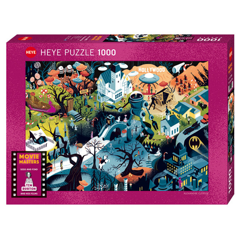 Heye Heye Puzzle 1000pc Movie Masters- Tim  Burton Films