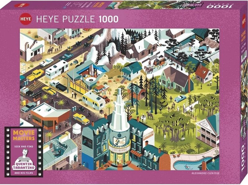 Heye Heye Puzzle 1000pc Movie Masters - Tarantino