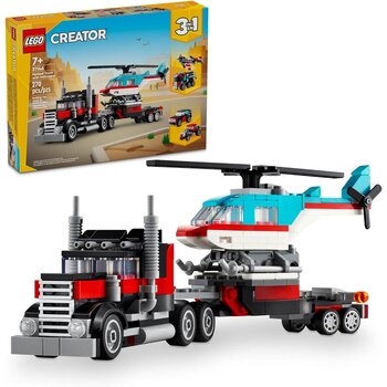 Lego Lego Creator Flatbed Truck with Helicopter