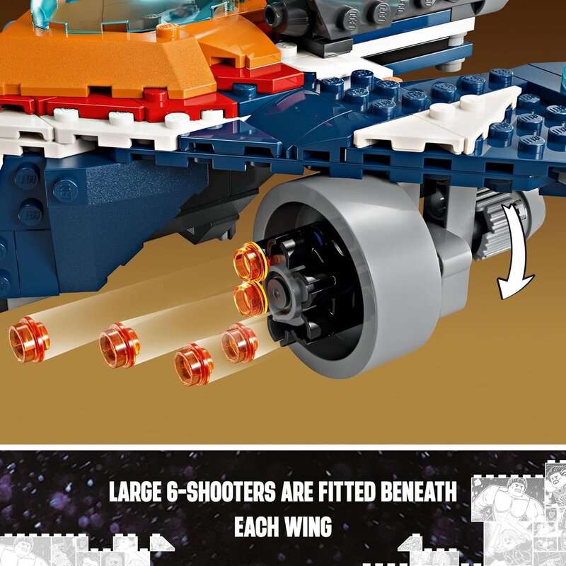 Lego Lego Marvel Rocket's Warbird vs Ronan