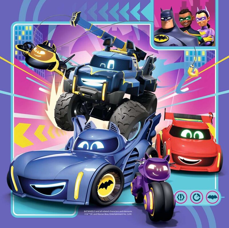 Ravensburger Ravensburger Puzzle 3x49pc Batwheels