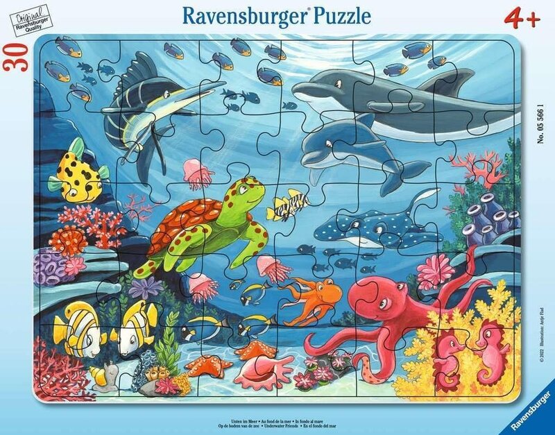 Ravensburger Ravensburger Frame Puzzles 30pc Underwater Friends