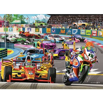 Ravensburger Ravensburger Puzzle 60pc Racetrack Rally