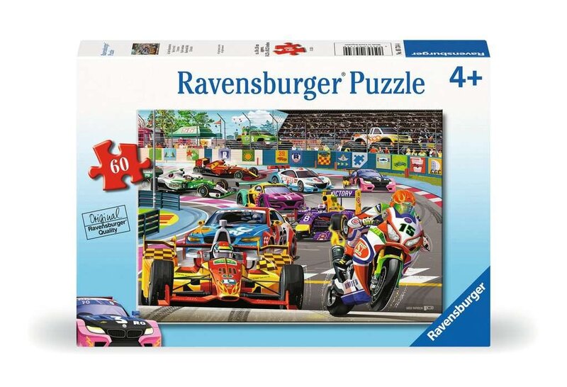 Ravensburger Ravensburger Puzzle 60pc Racetrack Rally