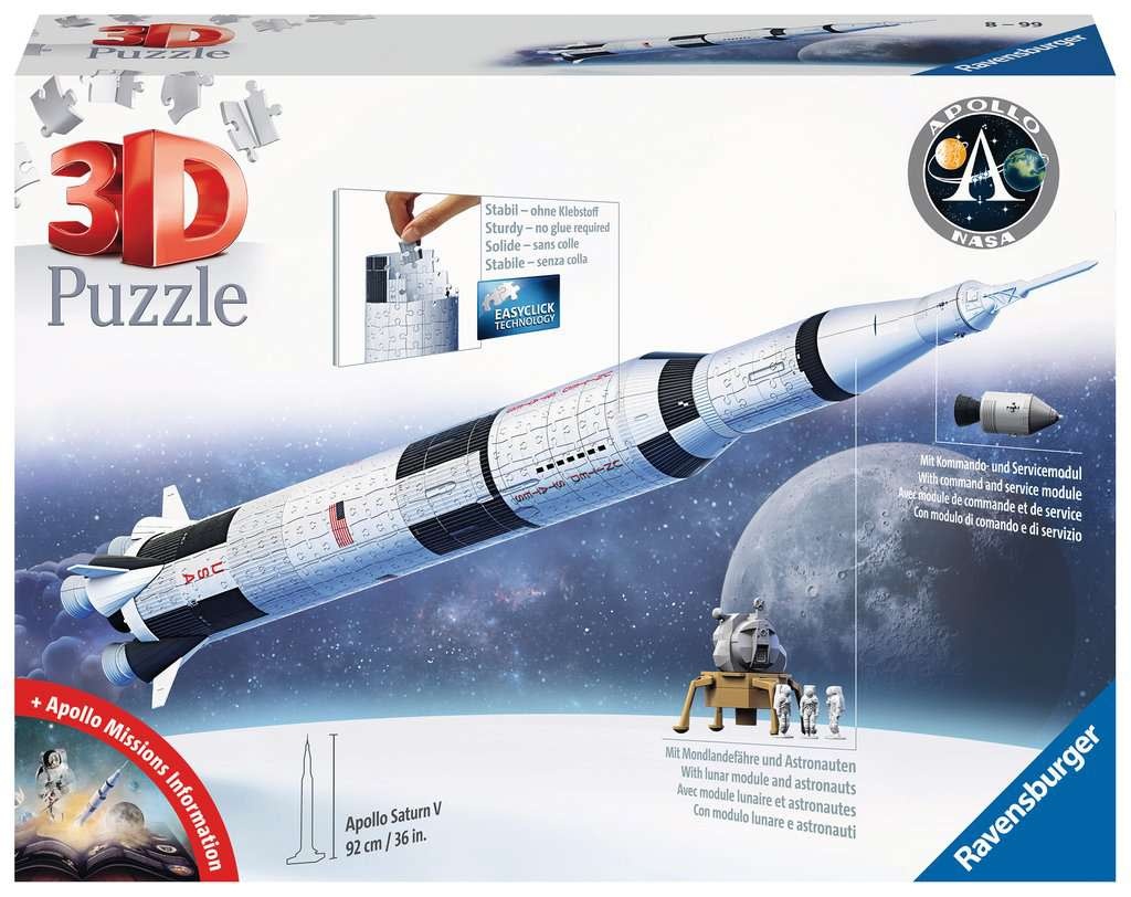 Ravensburger Ravensburger Puzzle 3D Apollo Saturn V Rocket