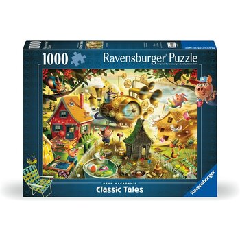 Ravensburger Ravensburger Puzzle 1000pc Look Out Little Pigs