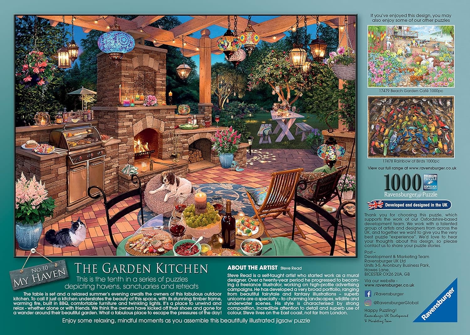 Ravensburger Puzzle 1000pc The Garden Kitchen