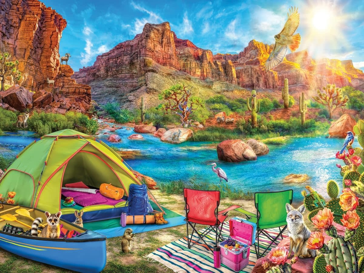 Ravensburger Puzzle 1500pc Canyon Camping