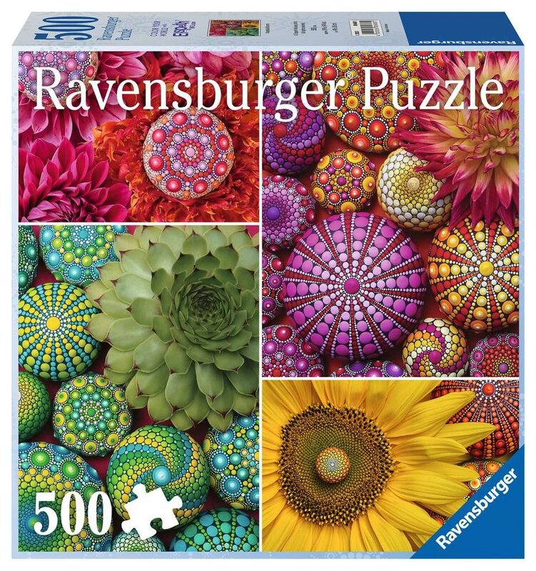 Ravensburger Ravensburger Puzzle 500pc Mandala Blooms