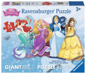 Ravensburger Ravensburger Floor Puzzle 24pc Disney Pretty Princesses
