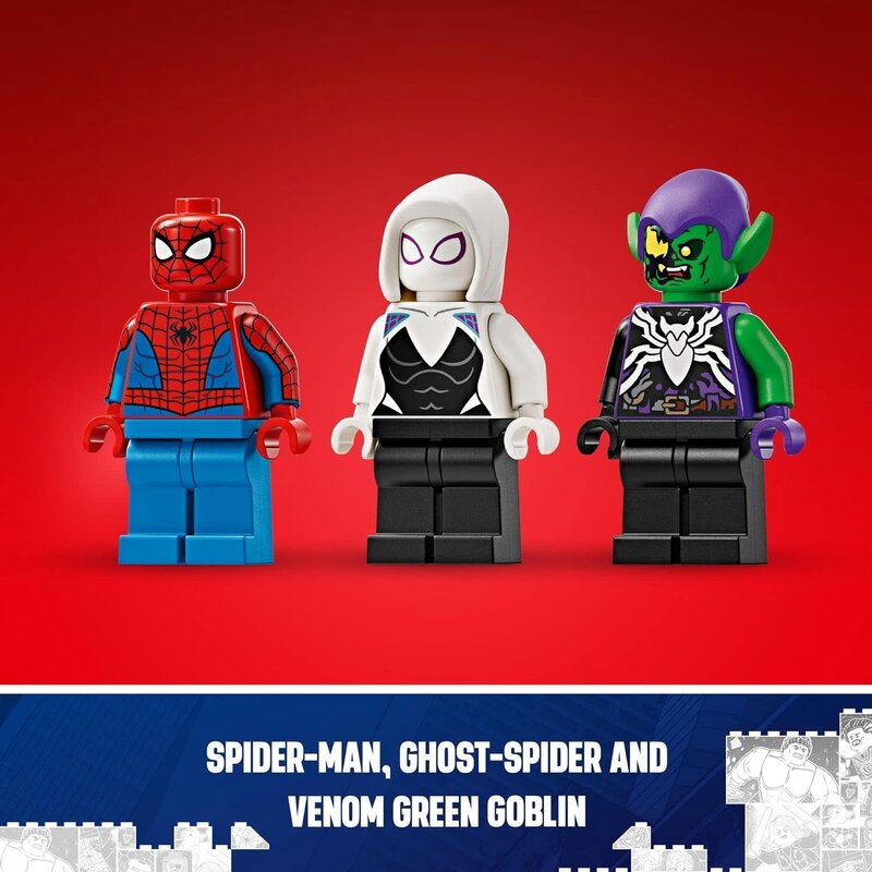 Lego Lego Marvel Spiderman Race Car & Venom Green Goblin