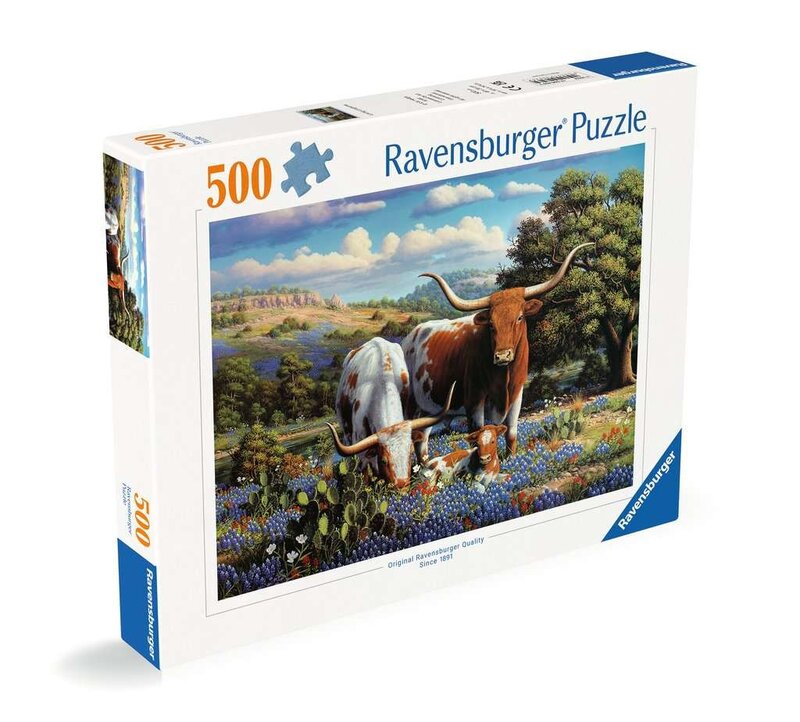 Ravensburger Ravensburger Puzzle 500pc Loving Longhorns