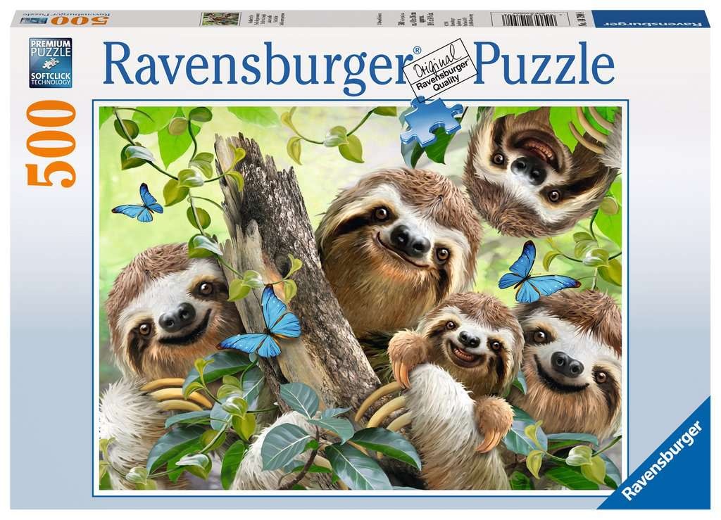 Ravensburger Ravensburger Puzzle 500pc Sloth Selfie