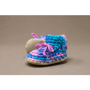 Padraig Cottage Slippers Child 11 (4 Years) Mulilt Pink