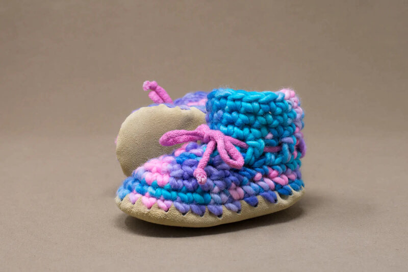 Padraig Cottage Padraig Cottage Slippers Baby Size 7 (2 Year) Multi Pink
