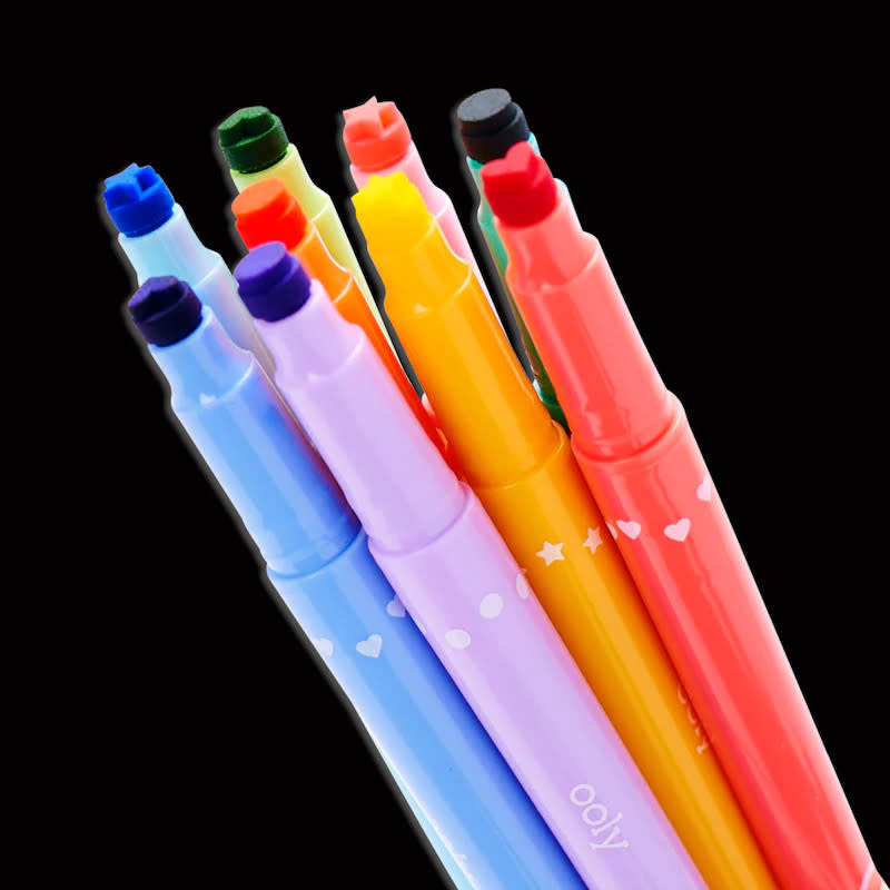 Ooly Confetti Stamp Markers Double Ended