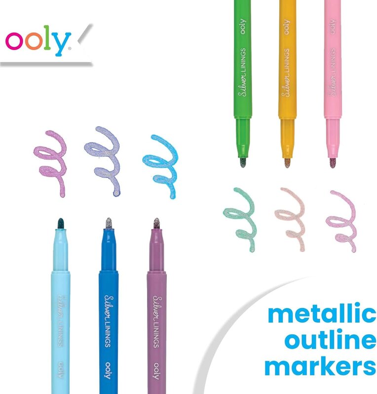 Ooly Silver Linings Outline Markers