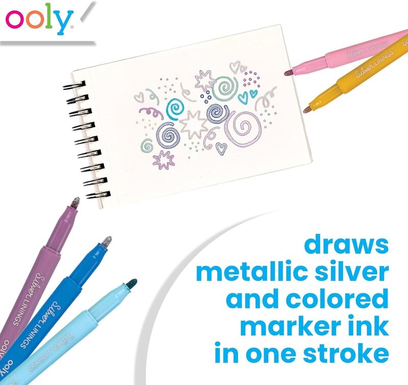 Ooly Silver Linings Outline Markers