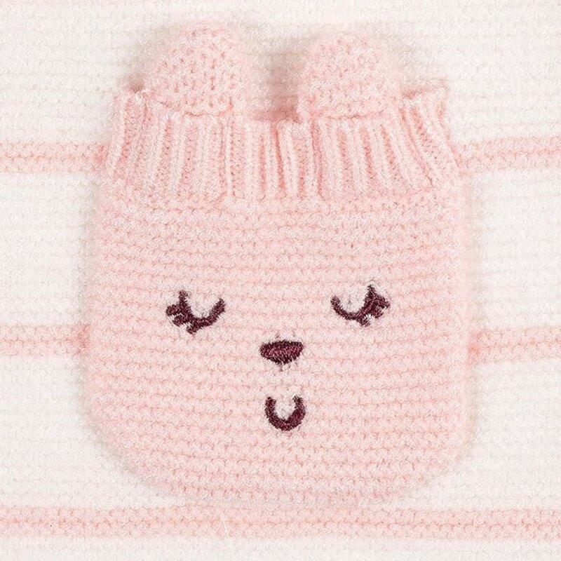 Gerber Knit Sweater Romper Girl Bear 3-6  months
