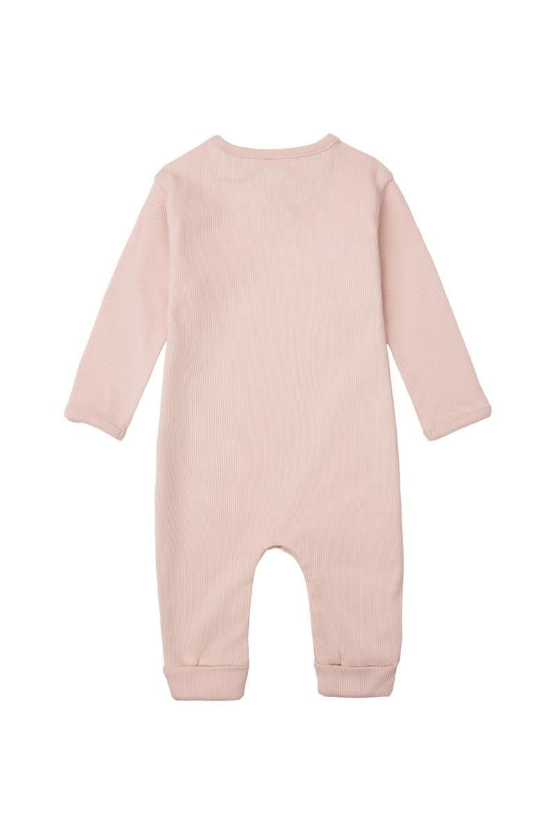 Noppies Unisex Playsuit Nevis Long Sleeve Rose Smoke Size 62 (2-4 months)