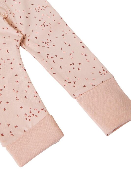 Noppies Unisex Pants Nicea All over Print Rose Smoke Size 62 (2-4 months)
