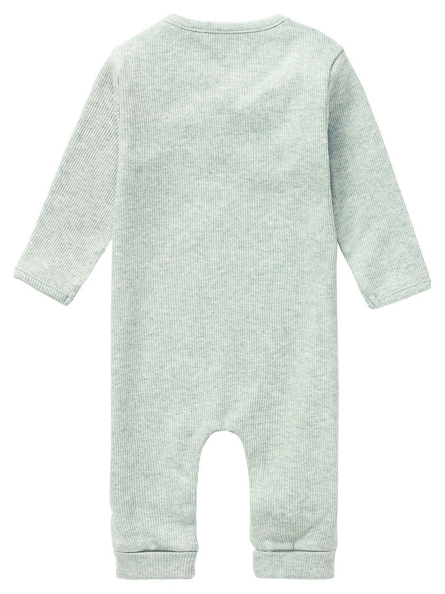 Noppies Playsuit Rib Nevis Grey Mint Size 56 (1-2 months)