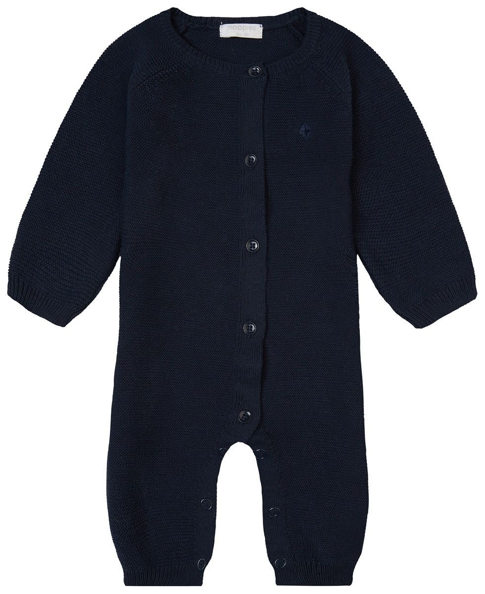 Noppies Unisex Playsuit Monrovia Long Sleeve Navy Size 62 (2-4 months)