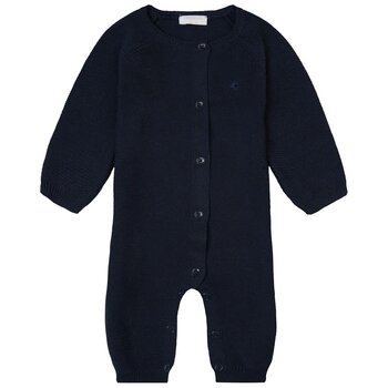 Noppies Unisex Playsuit Monrovia Long Sleeve Navy Size 68 (4-6months)