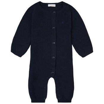 Noppies Unisex Playsuit Monrovia Long Sleeve Navy Size 56  (1-2 months)