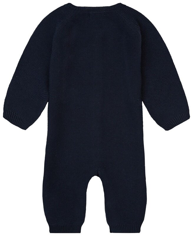 Noppies Unisex Playsuit Monrovia Long Sleeve Navy Size 56  (1-2 months)