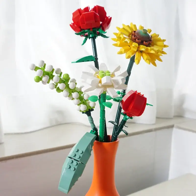 LOZ Blocks Flowers: Sunflower Rose