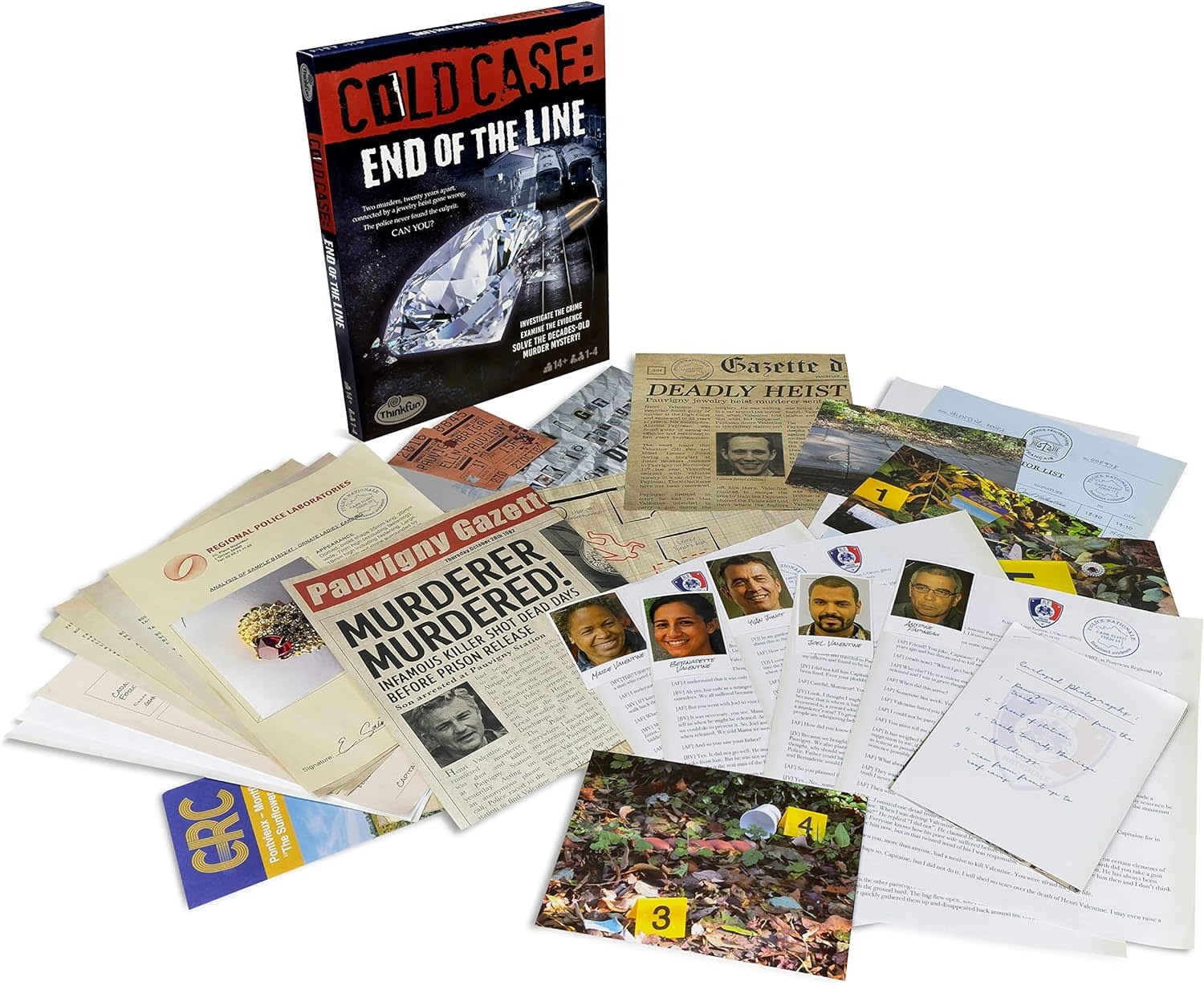 Thinkfun Cold Case Game: End of the Line