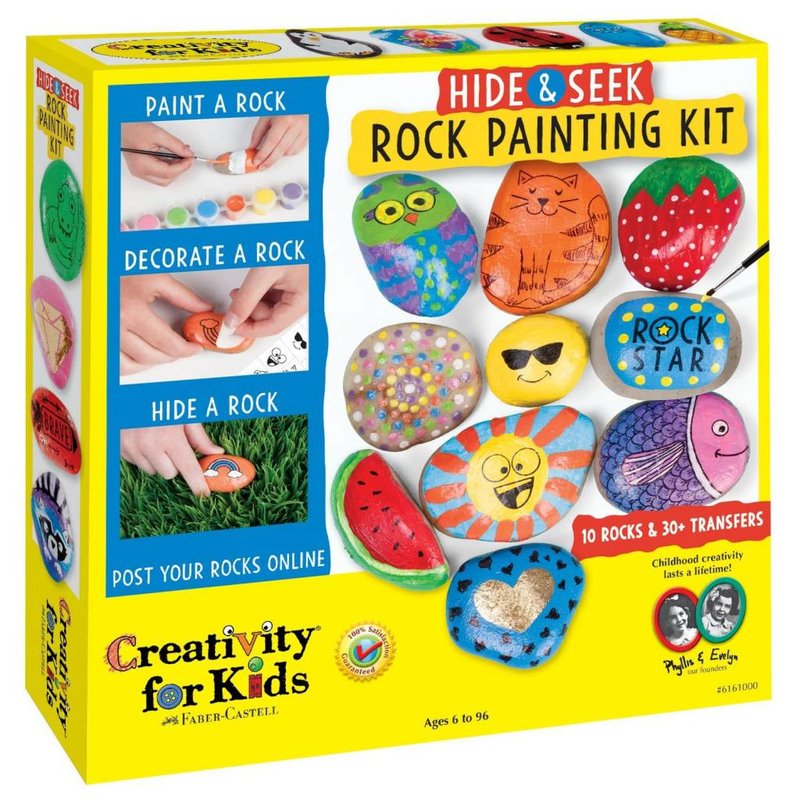 Creativity for Kids Hide & Seek Rock Painting