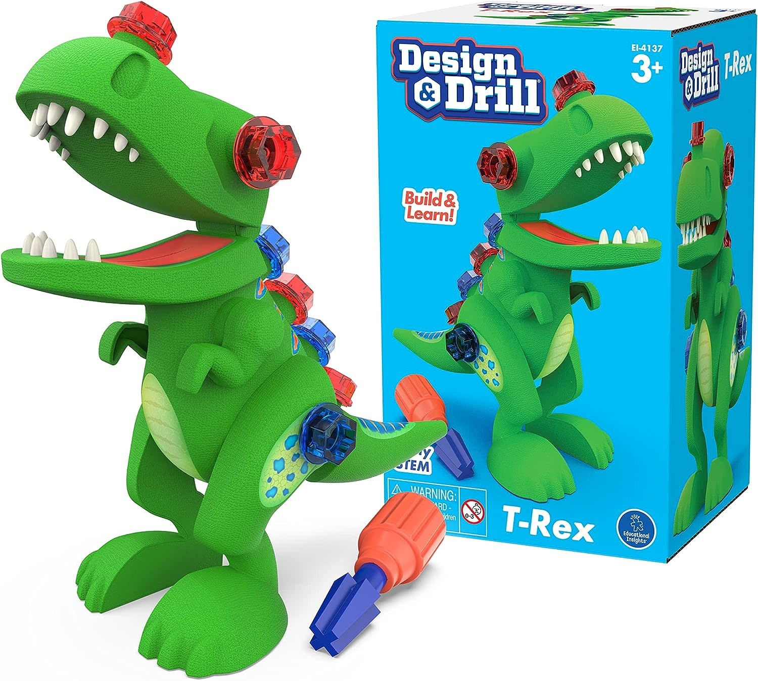 Educational Insights EI Design & Drill T-Rex