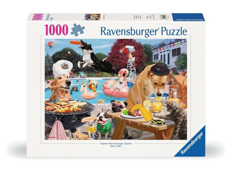 Ravensburger Ravensburger Puzzle 1000pc Dog Days of Summer